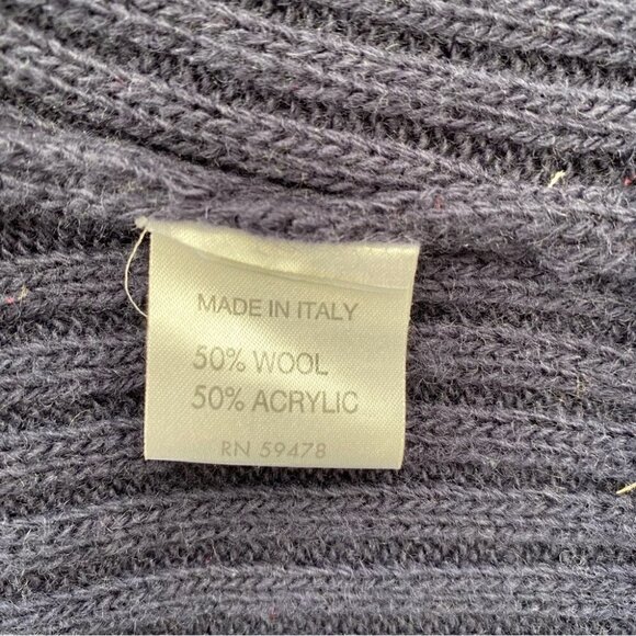 Hekla & Co. open cardigan with waterfall front in a wool blend, made in Italy - Picture 10 of 11